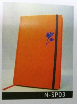 Orange Silk Cotton Cover Notebook?