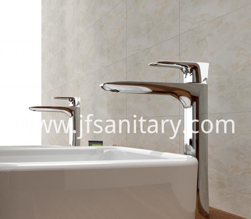 Chrome Finish Tall Basin Faucets For Wash Basins Shocking Listing