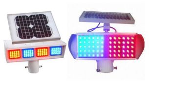 Solar Traffic Signal Warning Light