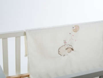 2015 New Design Embroidered Animal Pattern Flannel Blanket for Babies