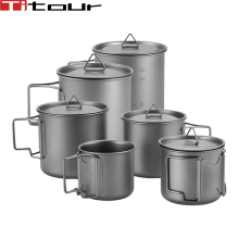 Lightweight Camping Coffee Mug with Foldable Handle