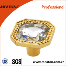 Single hole knobs in crystal