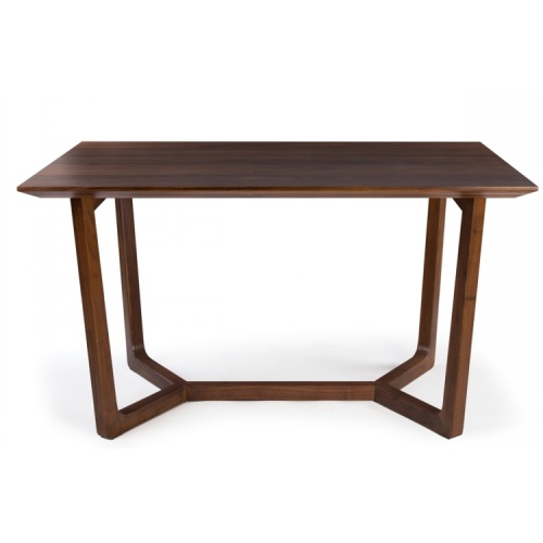 Solid Walnut Wood Restaurant Dining Tables PU Lacquer