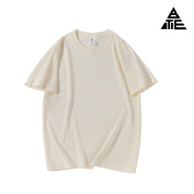 Shoulder drop pure cotton T-shirt