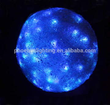 Fancy led christmas round ball light invitation letters