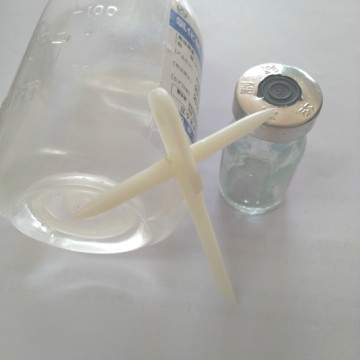 Medicine Mixer with Luer connector and needle protector