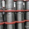 Blackened steel wire rope