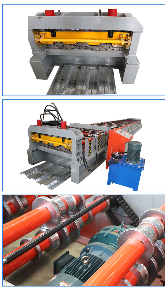 u channel corrugated sheet metal floor decking roof making roll forming machine