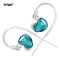 Wired New Brand TKZK 1DD + 1BA HIFI Oortelefoon