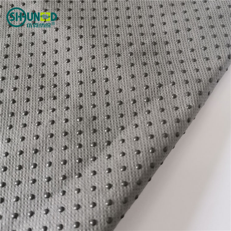 Anti-slip cushion PVC dotted backing non woven fabric