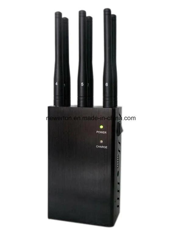 6 Antennas WiFi GPS Cell Phone 3G/4G Signal Jammer