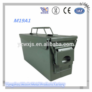 MILITARY STYLE M19A1 METAL AMMO BOX