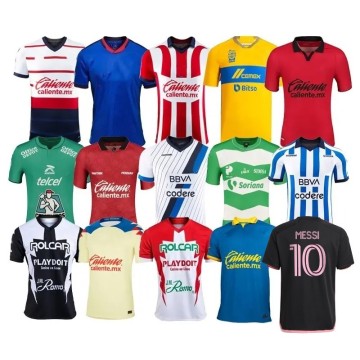 Men's Soccer Jerseys and Uniforms for UNAM Queretaro Santos Laguna Training Wear