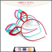 New arrival colorful plastic rabbit ear bab headband