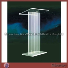 Mordern Clear Rectangle Acrylic Pulpit