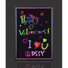 Erasable LED Remote Flashing Writing Board Message Menu sign