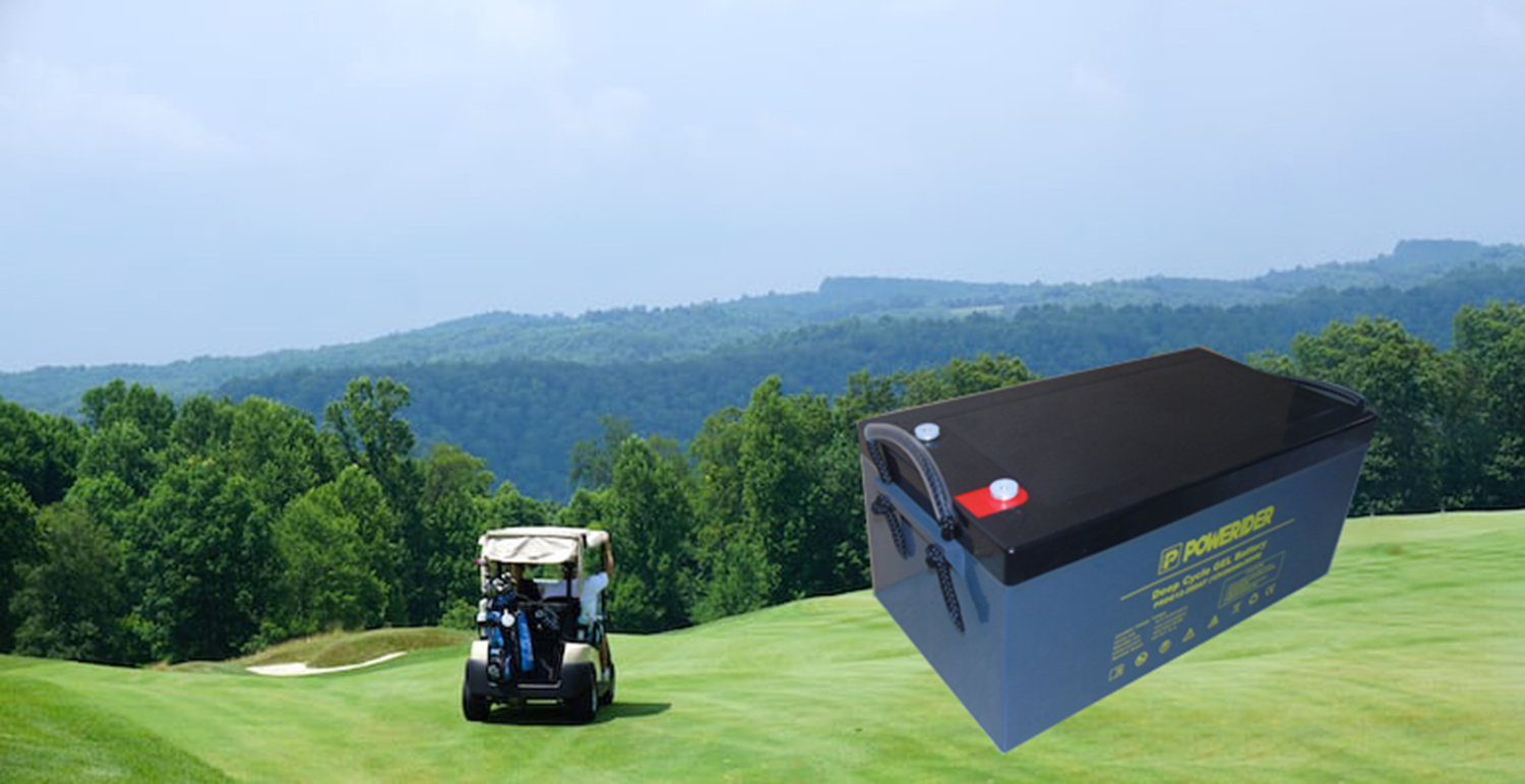 Baterai mobil golf baterai siklus dalam deep cycle battery golf car battery