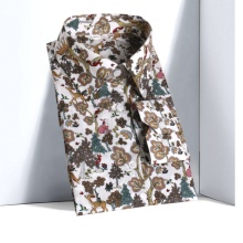 2021 AOSHI New Fashion mens designer shirt 100% cotton plus size men's shirts