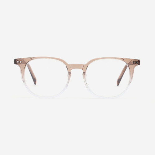 Classic retro round-rimmed acetate women Optical Frames