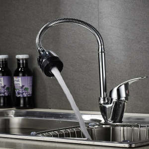 Robinet de cuisine de robinet d&#39;évier de mélangeur de robinets d&#39;eau de chrome flexible de Moden