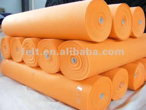 needle puched color craft polyester felt fabric