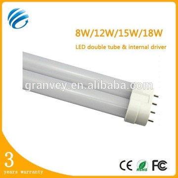 4 pins 18w 535*47*25mm 2G11 led lighting, epistar 2835 100lm/w 2g11 double sided led tube