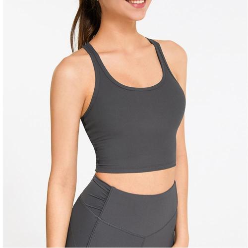 Sportliche Damen Tanktops mit integriertem BH