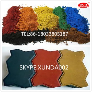 red yellow black green blue orange iron oxide pigment