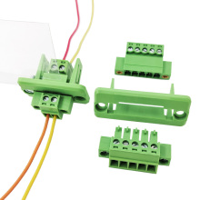 3.81mm pitch panel through mount terminal block