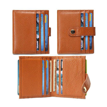 Hottest Leather Credit Card Holder Case with Rfid