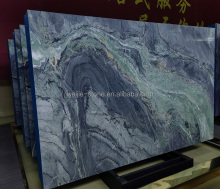 Natural Dark Blue and Green Marble Stone Slabs and Tiles