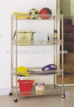 Wire basket rack