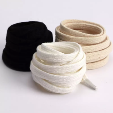 High Quality 8mm NK SB Dunks AF Flat Shoe Laces - White Canvas Sneakers Sport Replacement Shoelaces