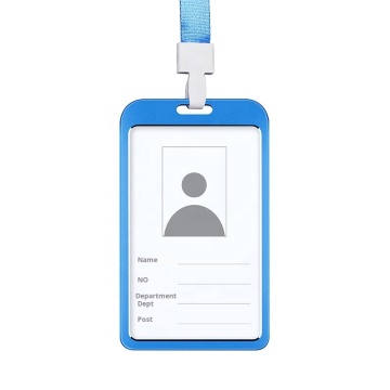 Aluminum Alloy Employee Name Card: Digital Printing Work Card with Company Listing