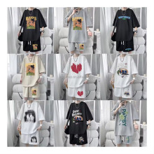 Summer Men's Short Sets: 2 Piece Outfits - Short Sleeve T-Shirt and Shorts Tracksuit