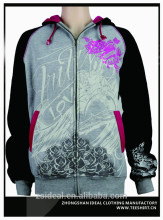 Men's Knitted cotton polyester Hoodies, knitted hooded sweater