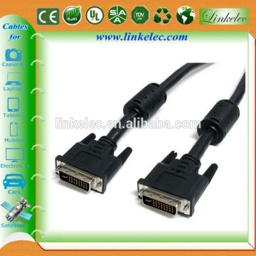 6ft DVI-I Dual link cable with ferrite For HDTV/DVD DVI audio cable