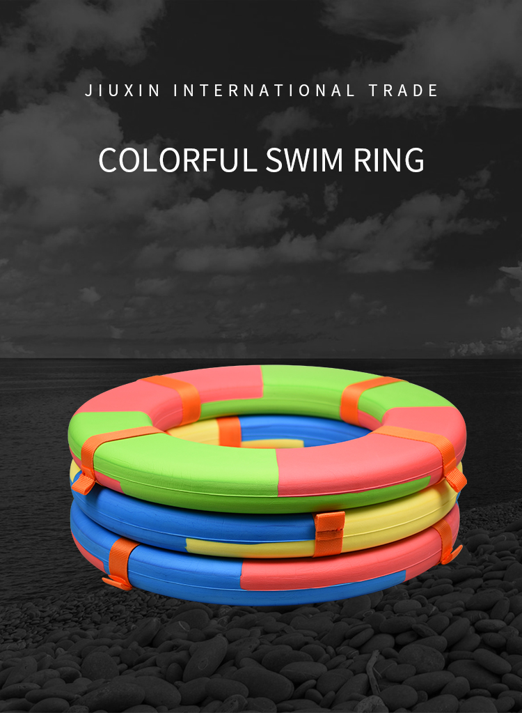 مصنع نينغبو مخصص رخيصة EVA FOAM خاتم الصلبة العائمة المسبح لايف بركة الحياة
