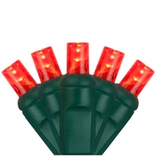 Red LED Light string for Outdoor Xmas