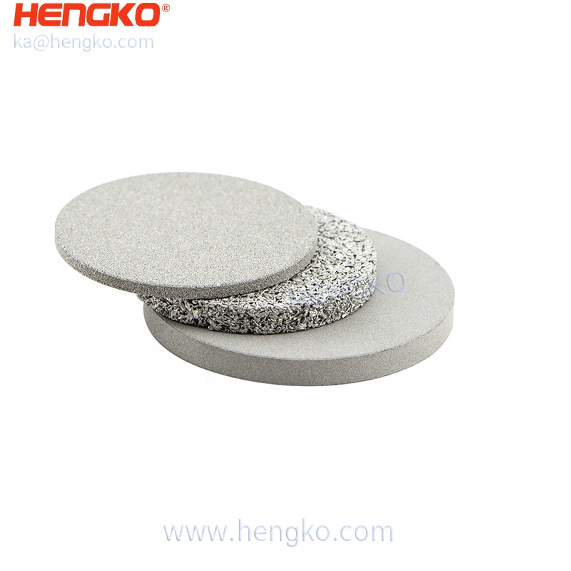 Stainless steel porous sintered SS powder disc filter for separation and industry system