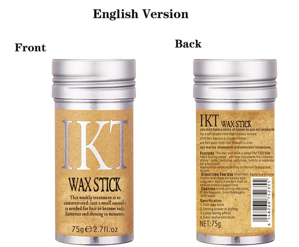Custom Private Label Hair Mini Edge Wax Glue Stick with Scent for Wigs Strong Hold Waxing Sticks for Hair