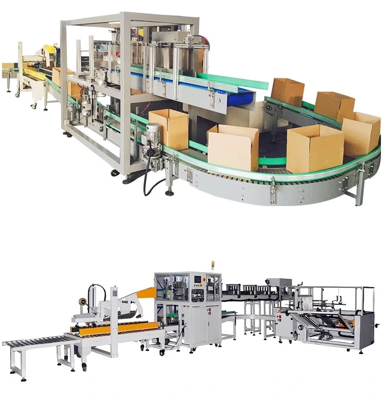 Automatic Pet/Glass Water Beverage Bottle Combine PE Film Shrink Wrapping Packaging Machine