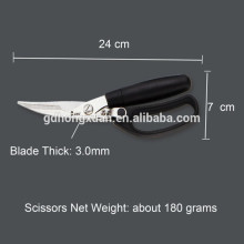Chicken bone Scissors made of 2Cr13stainless steel and PP handle
