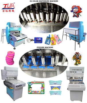 Automatic dispenser silicone product producing machine