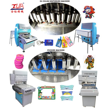 Automatic dispenser silicone product producing machine