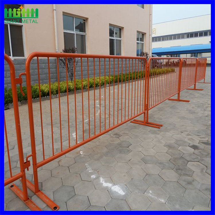 Galvanized Temporary Road Safety Crowd Control Barrier