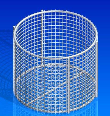 Cylindrical Ultrasonic Cleaning Baskets customized Ultrasonic Cleaning Baskets