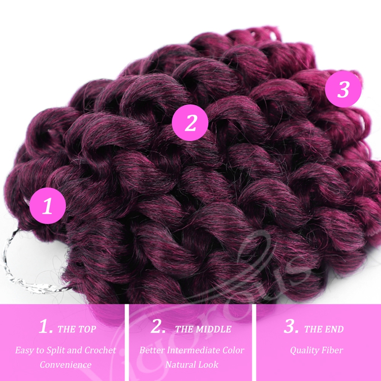 Freetress Afro Bug Spiral Queen Darling Crochet Products Synthetic Machine Wholesale Curly Braiding Hair