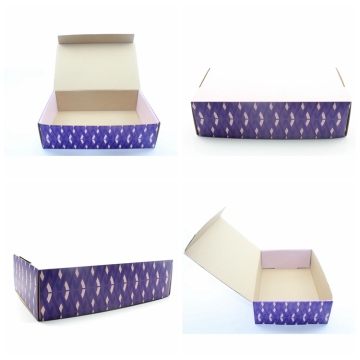 Custom Recycled Currugated Foldable Packaging Shoe Paper Box