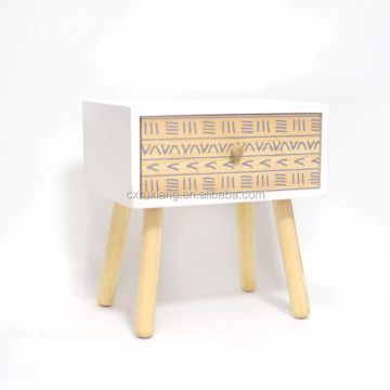 Solid Wood Night Stands with Nice Pattern